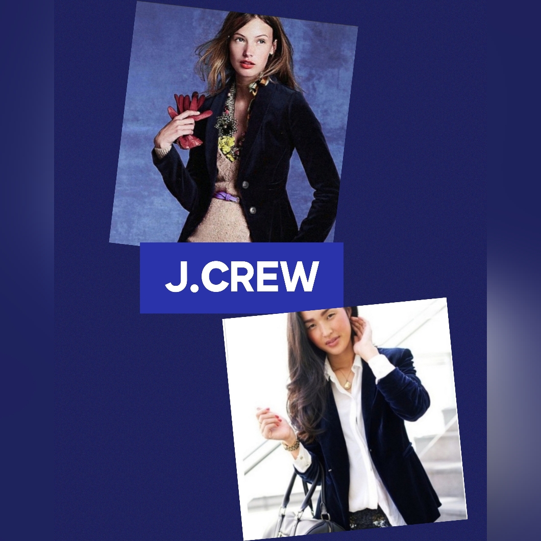 J. Crew Eden Peplum Women's Dark Navy Blue Blazer Size 2 -Pit To Pit-18" & L-22"